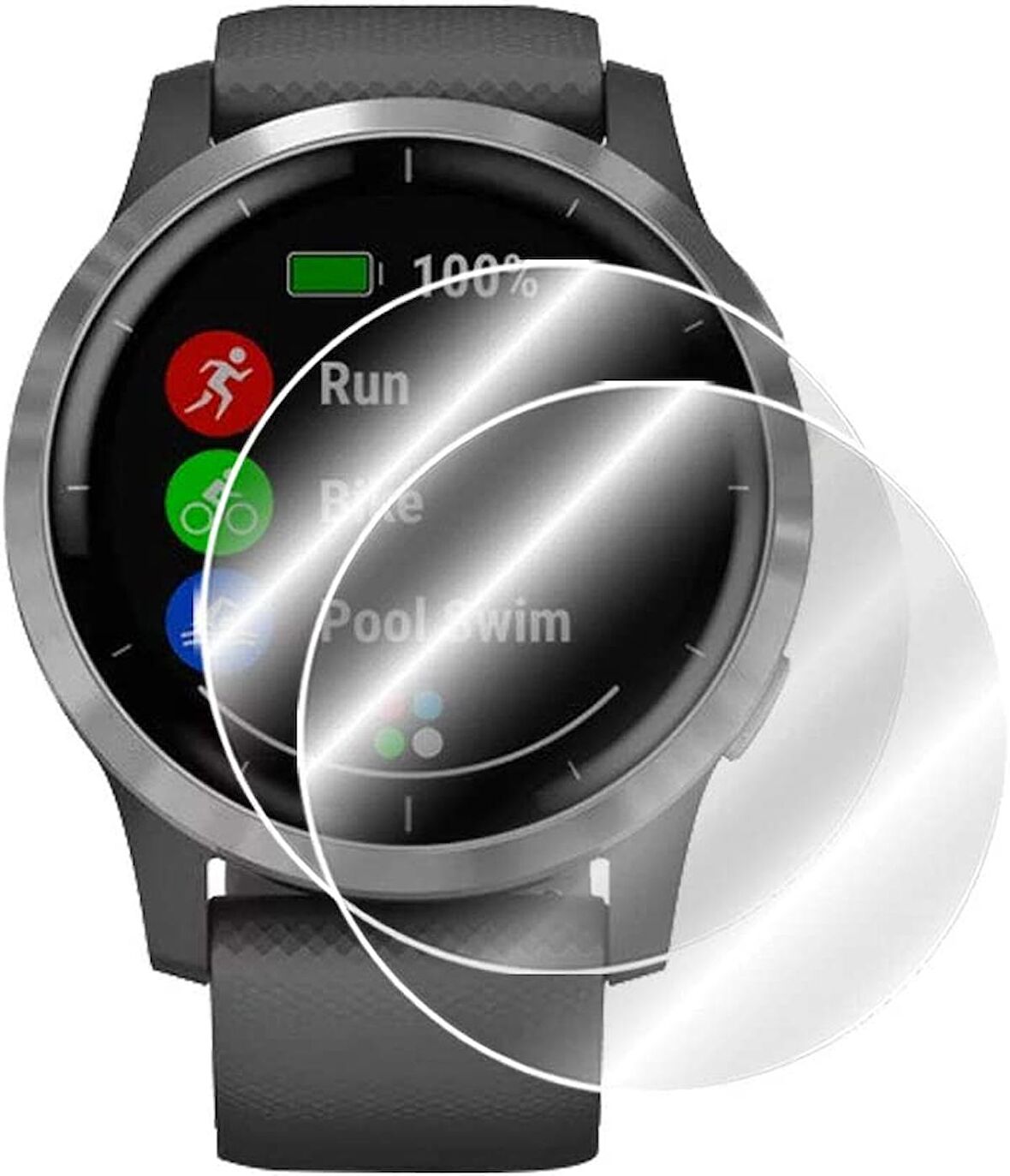 IPG Garmin Vivoactive 4 Ekran Koruyucu (2 Adet)