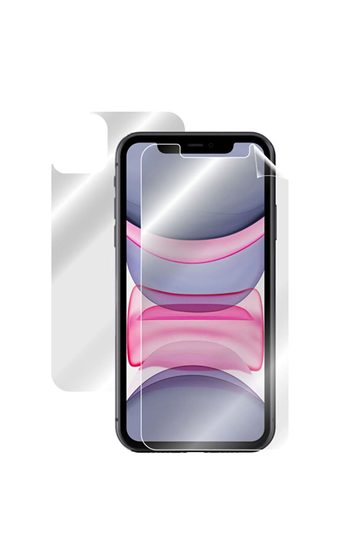 Apple Iphone 11 Görünmez Hydrogel Tam Kaplama (EKRAN VE ARKA KORUMA)