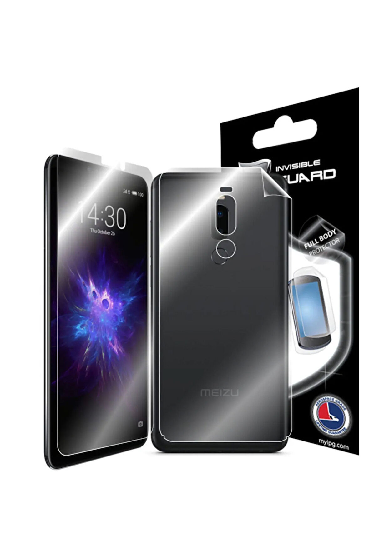 Meizu Note 8 Görünmez Hydrogel Tam Kaplama (EKRAN VE ARKA KORUMA)