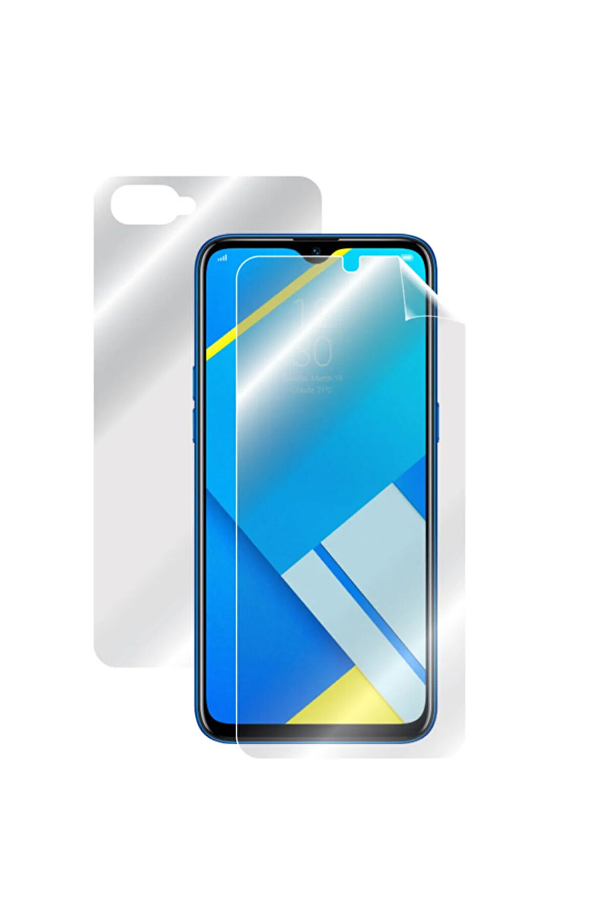 Realme C2 Görünmez Hydrogel Tam Kaplama (EKRAN VE ARKA KORUMA)