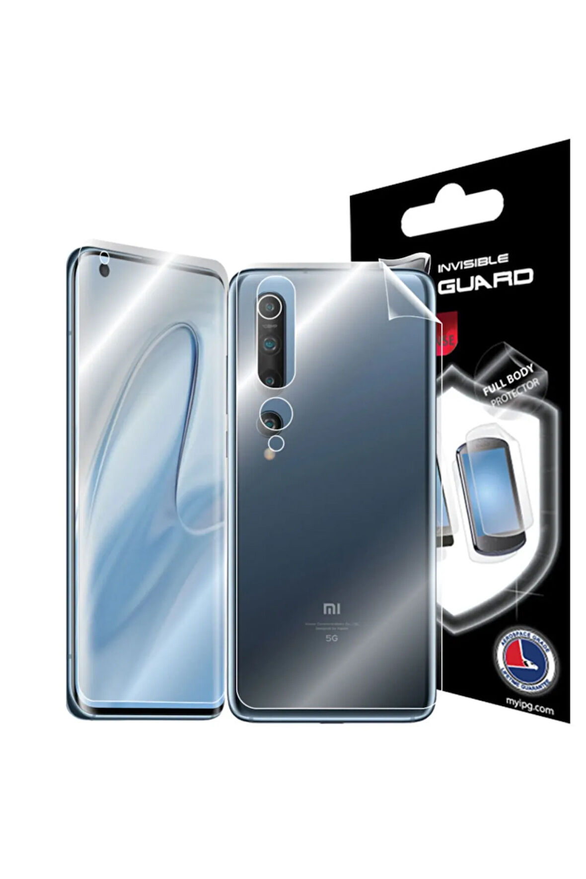Xiaomi Mi 10 5g Görünmez Hydrogel Tam Kaplama (EKRAN VE ARKA KORUMA)