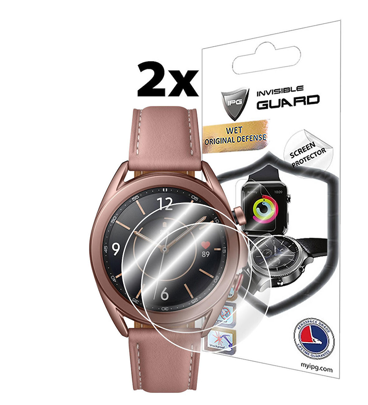 IPG Samsung Galaxy Watch 3 41 mm Ekran Koruyucu (2 Adet)