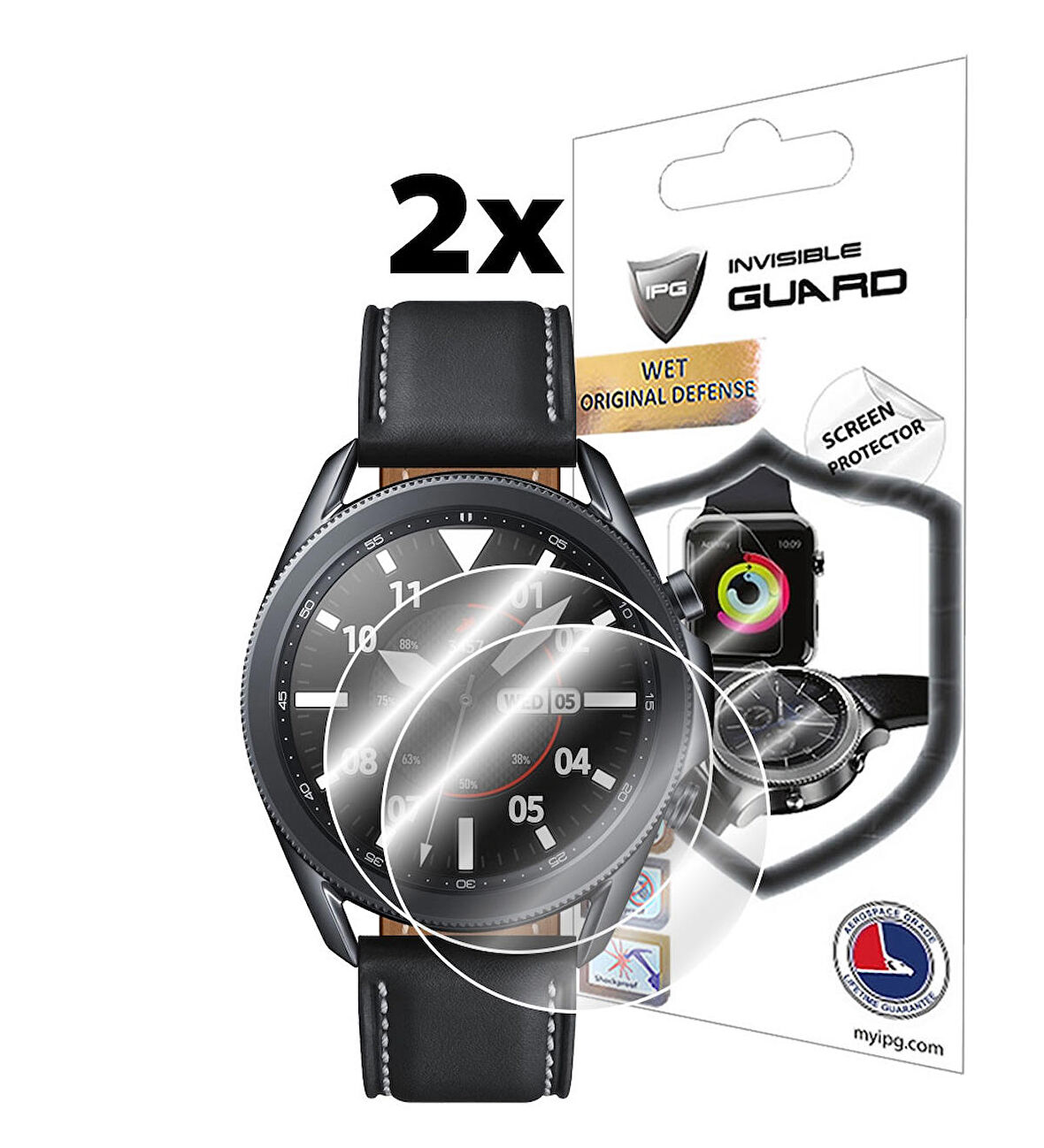 IPG Samsung Galaxy Watch 3 45 mm Ekran Koruyucu (2 Adet)