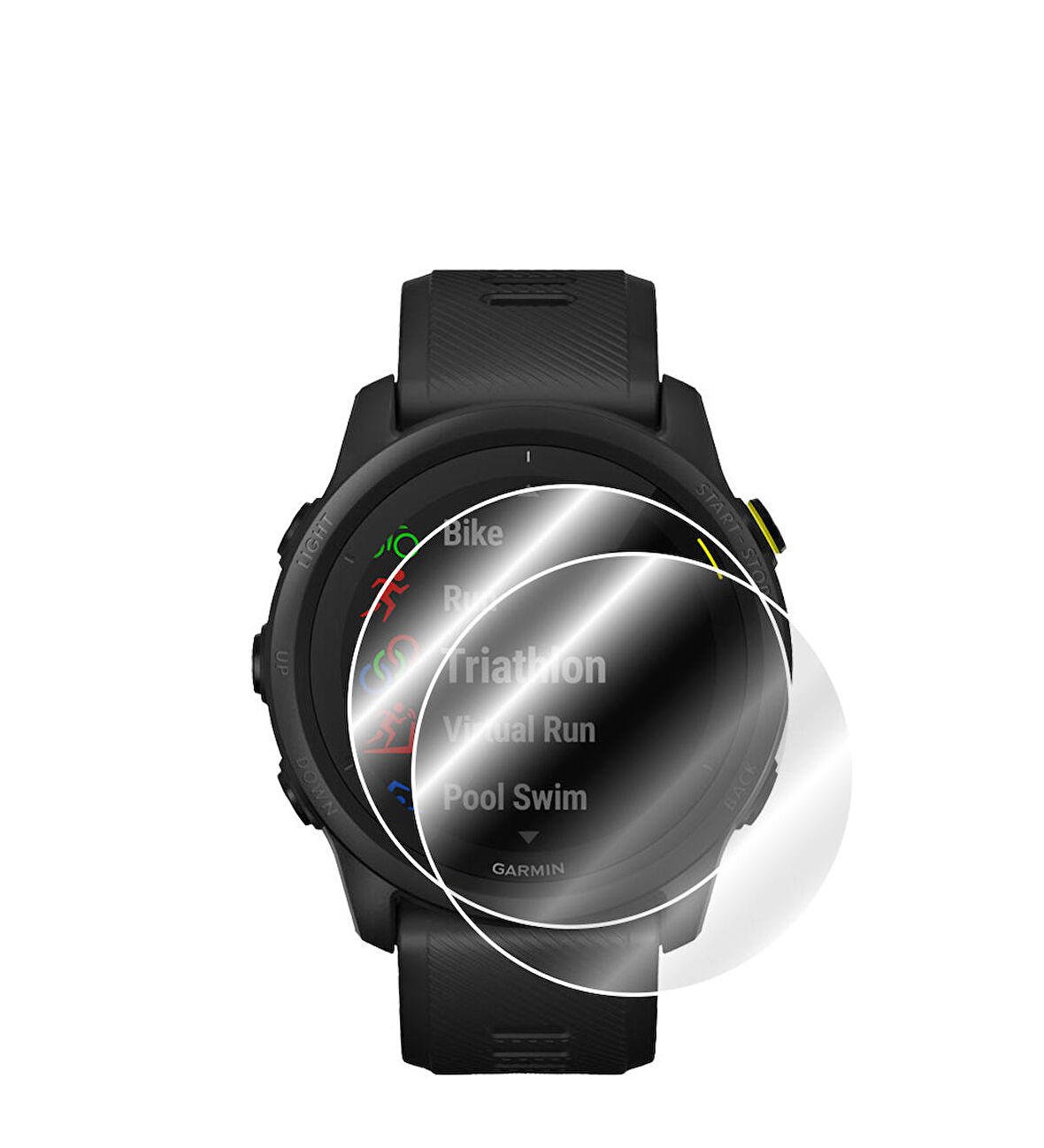 IPG Garmin Fore runner 745 için Ekran Koruyucu (2 Adet)