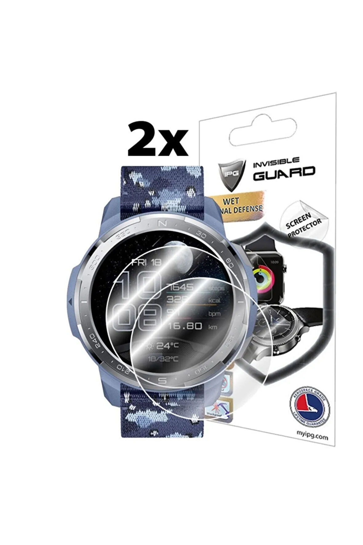 Honor Watch Gs Pro Smartwatch Için Hydrogel Ekran Koruyucu (2 ADET)