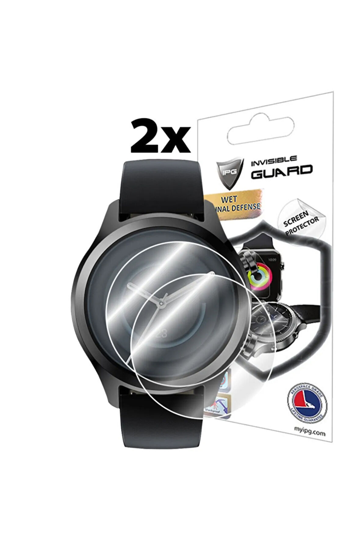 Ticwatch C2 Plus Smartwatch Için Hydrogel Ekran Koruyucu (2 ADET)