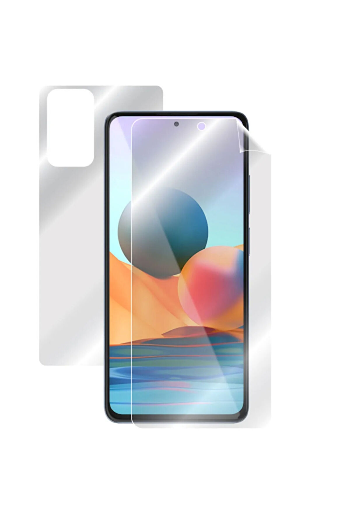 Xiaomi Redmi Note 10 Pro Görünmez Hydrogel Tam Kaplama (EKRAN VE ARKA KORUMA)
