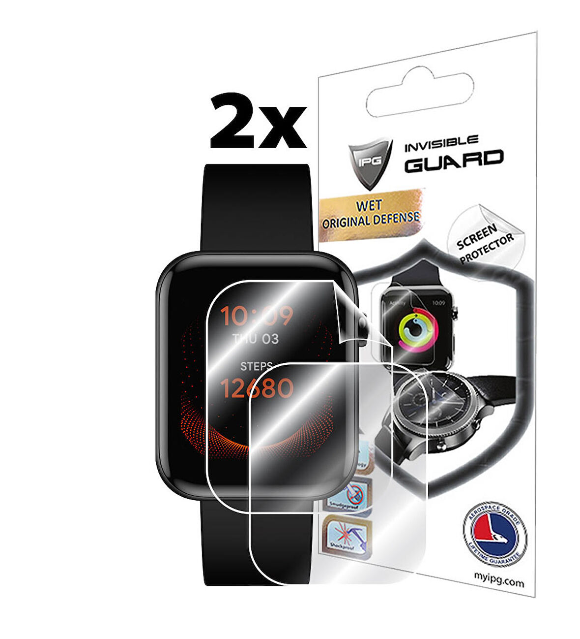 IPG TicWatch GTH Ekran Koruyucu (2 Adet)