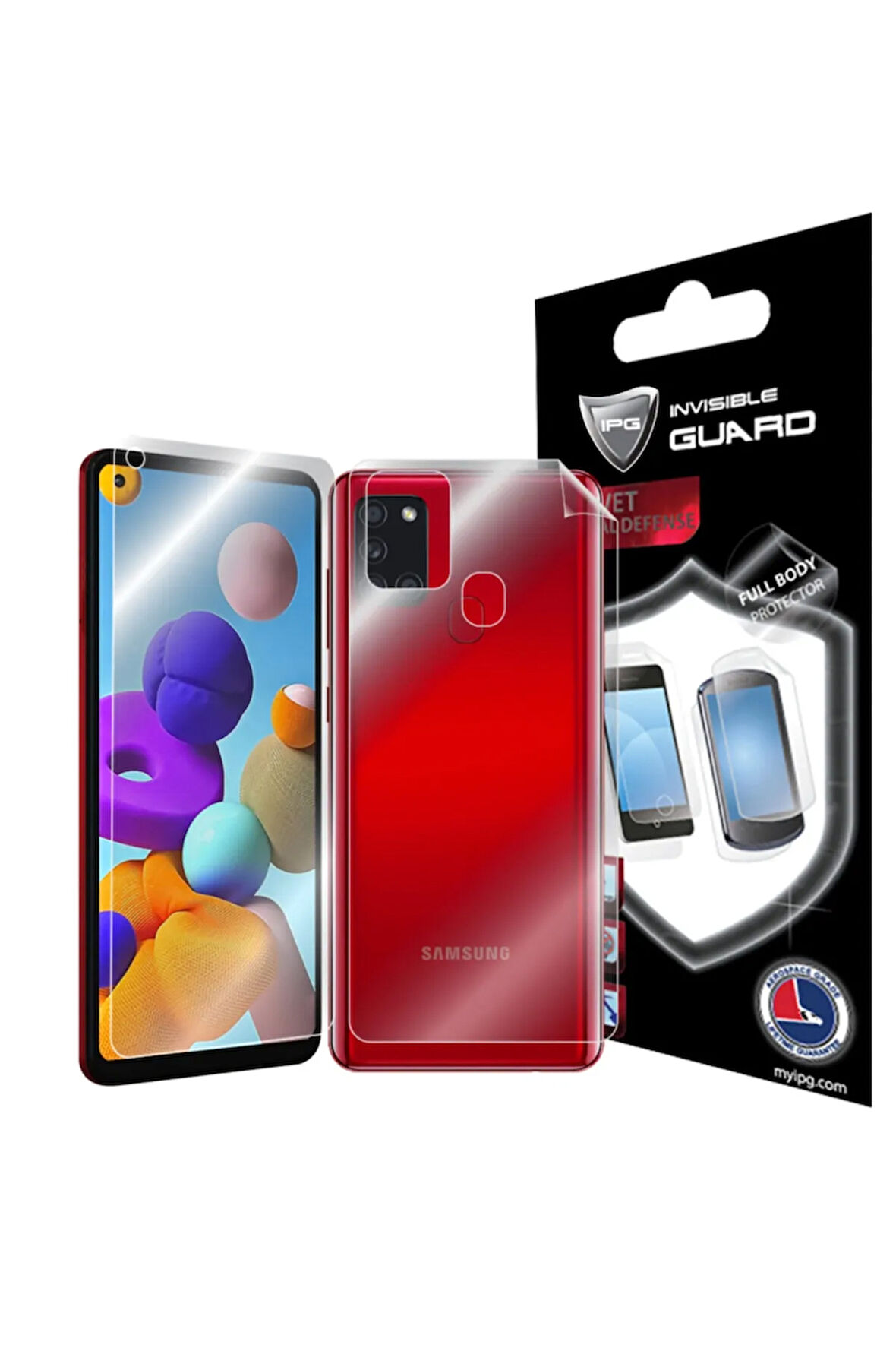 Samsung Galaxy A21s Hydrogel Tam Kaplama (EKRAN VE ARKA KORUMA)