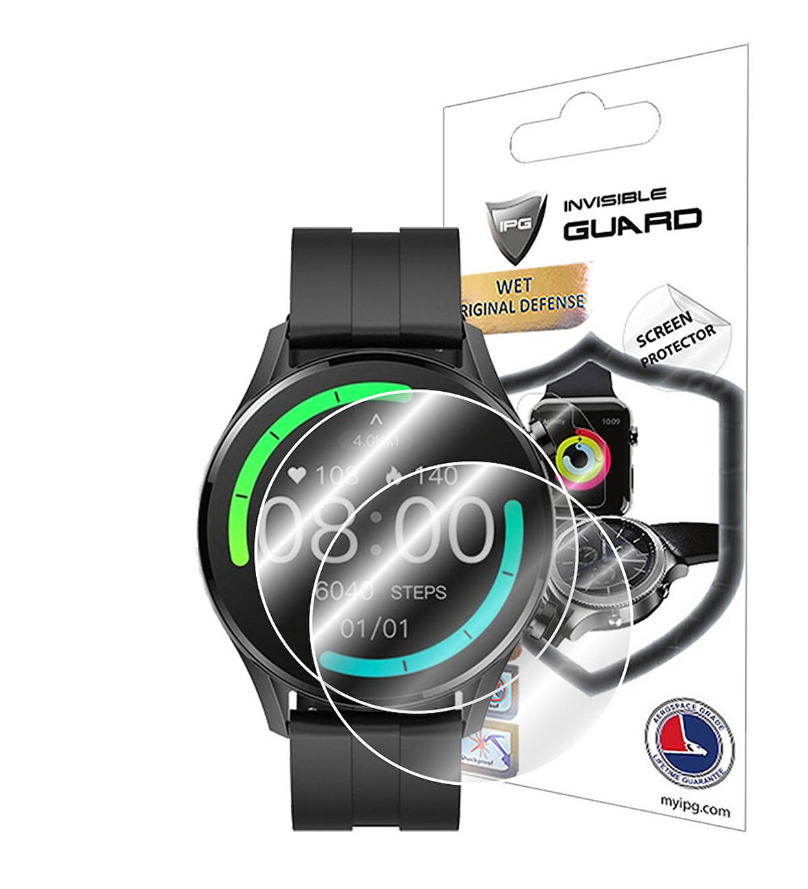 IPG Imilab W12 Smartwatch Ekran Koruyucu (2 Adet)