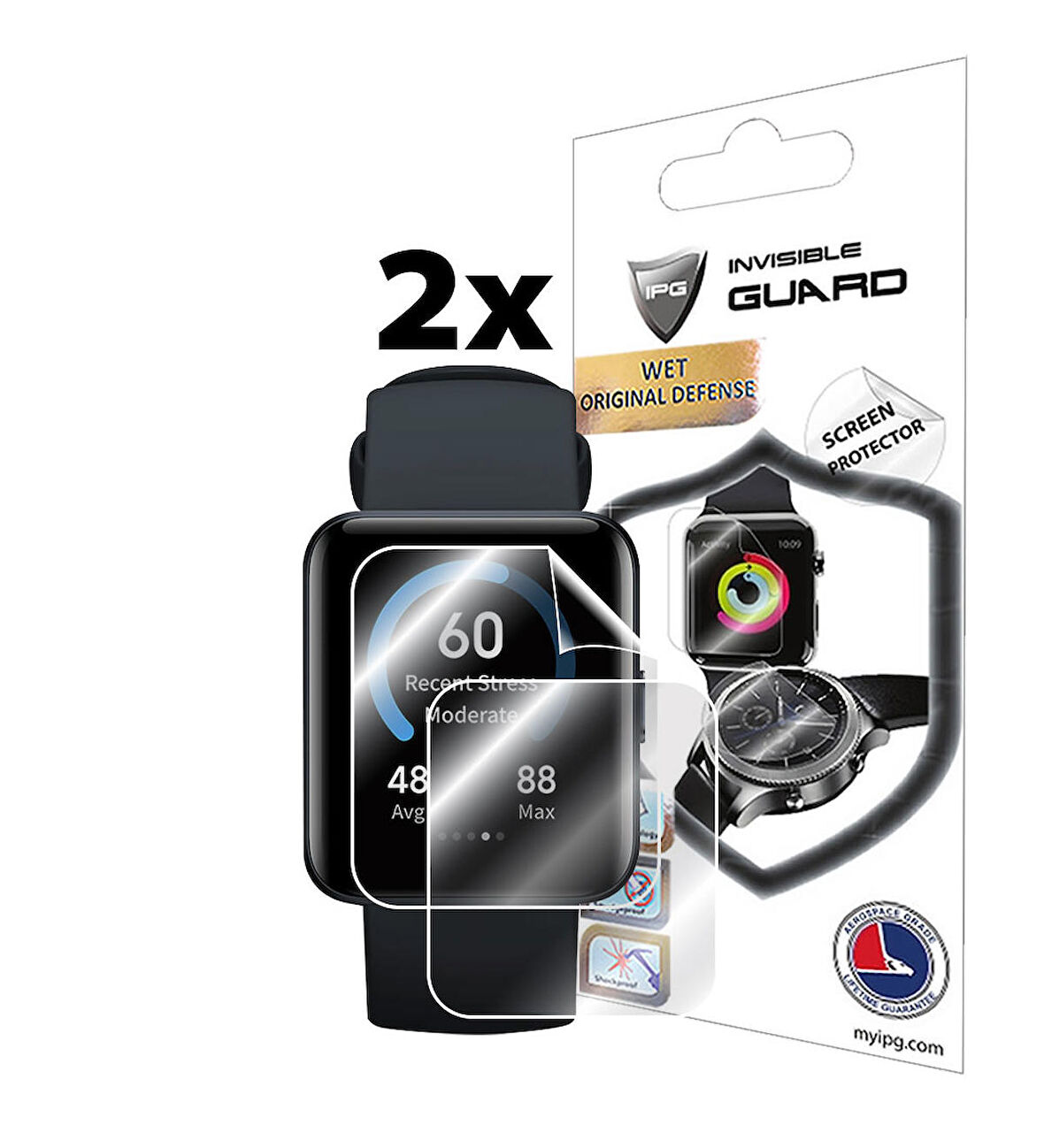 IPG Xiaomi Redmi Watch Lite 2 Ekran Koruyucu (2 Adet)