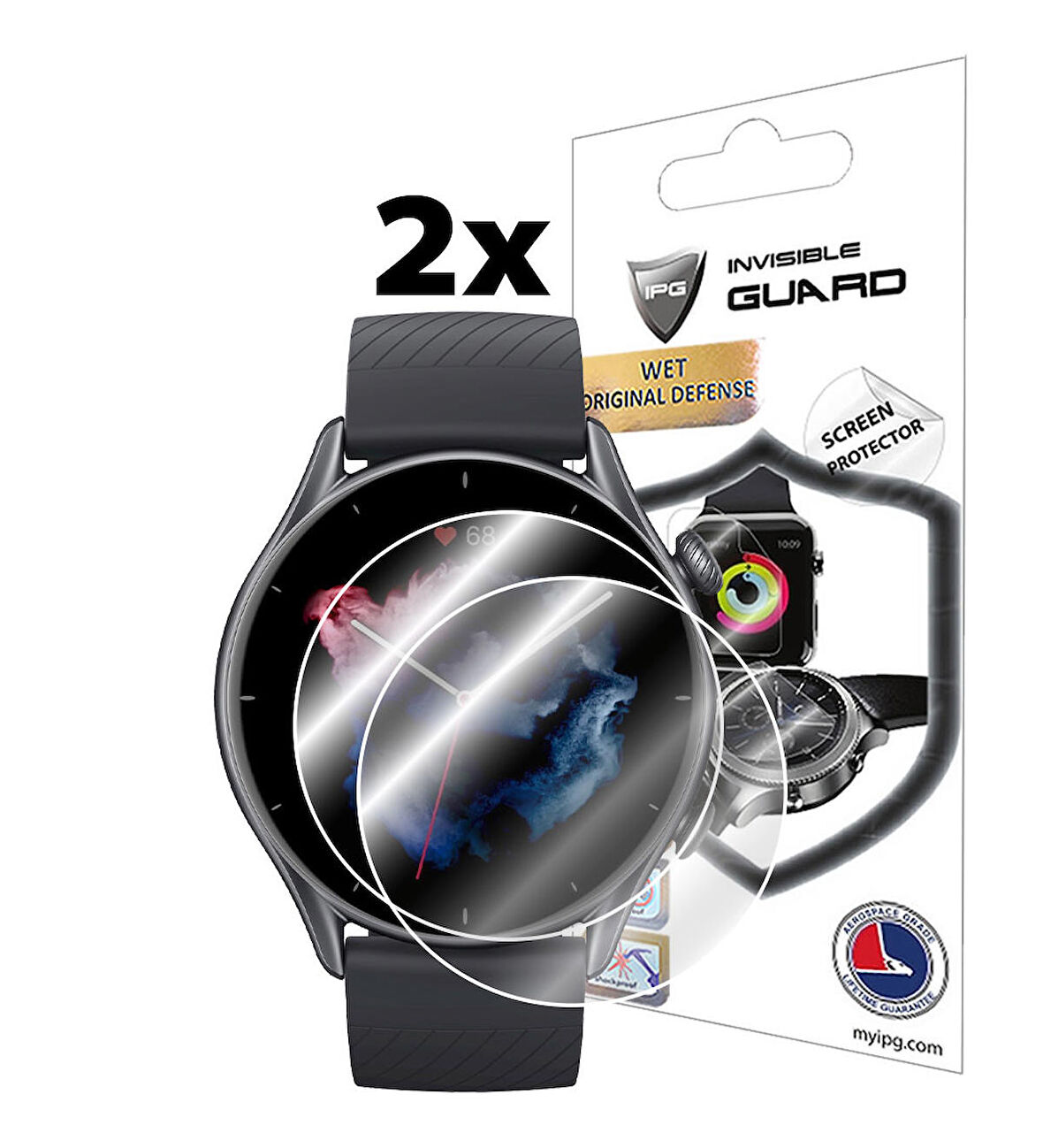 IPG Amazfit GTR 3 Ekran Koruyucu (2 Adet)