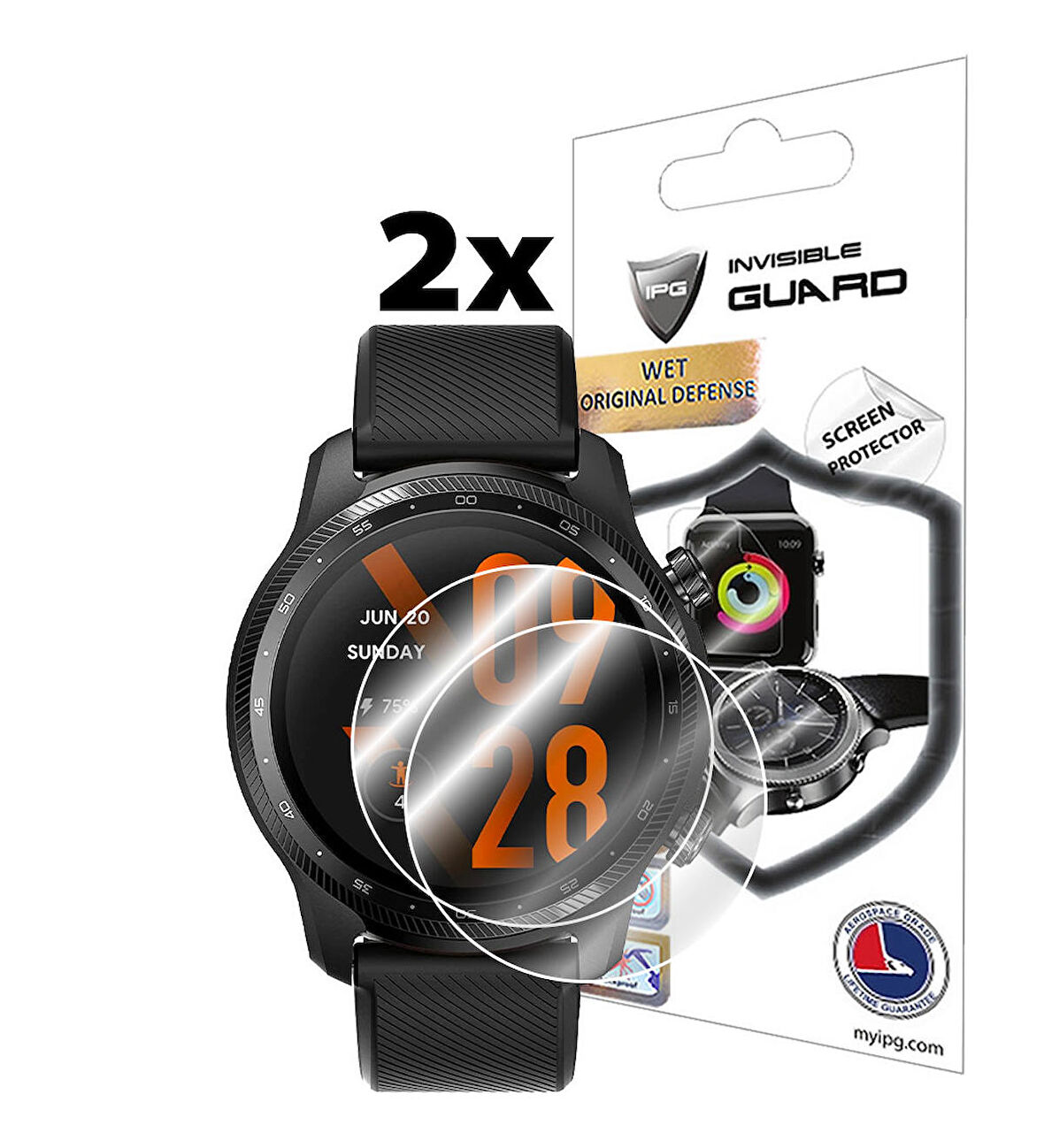 IPG TicWatch Pro 3 ULTRA Ekran Koruyucu (2 Adet)