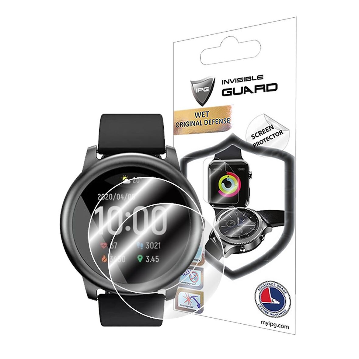 IPG Haylou LS05 Smart Watch Ekran Koruyucu (2 Adet)