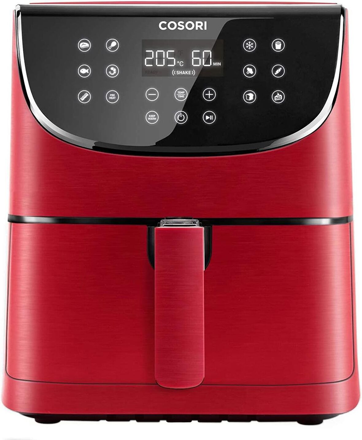 Cosori Akıllı WiFi Sıcak Hava Fritözü 5.5 Litre AirFryer XXL Kırmızı