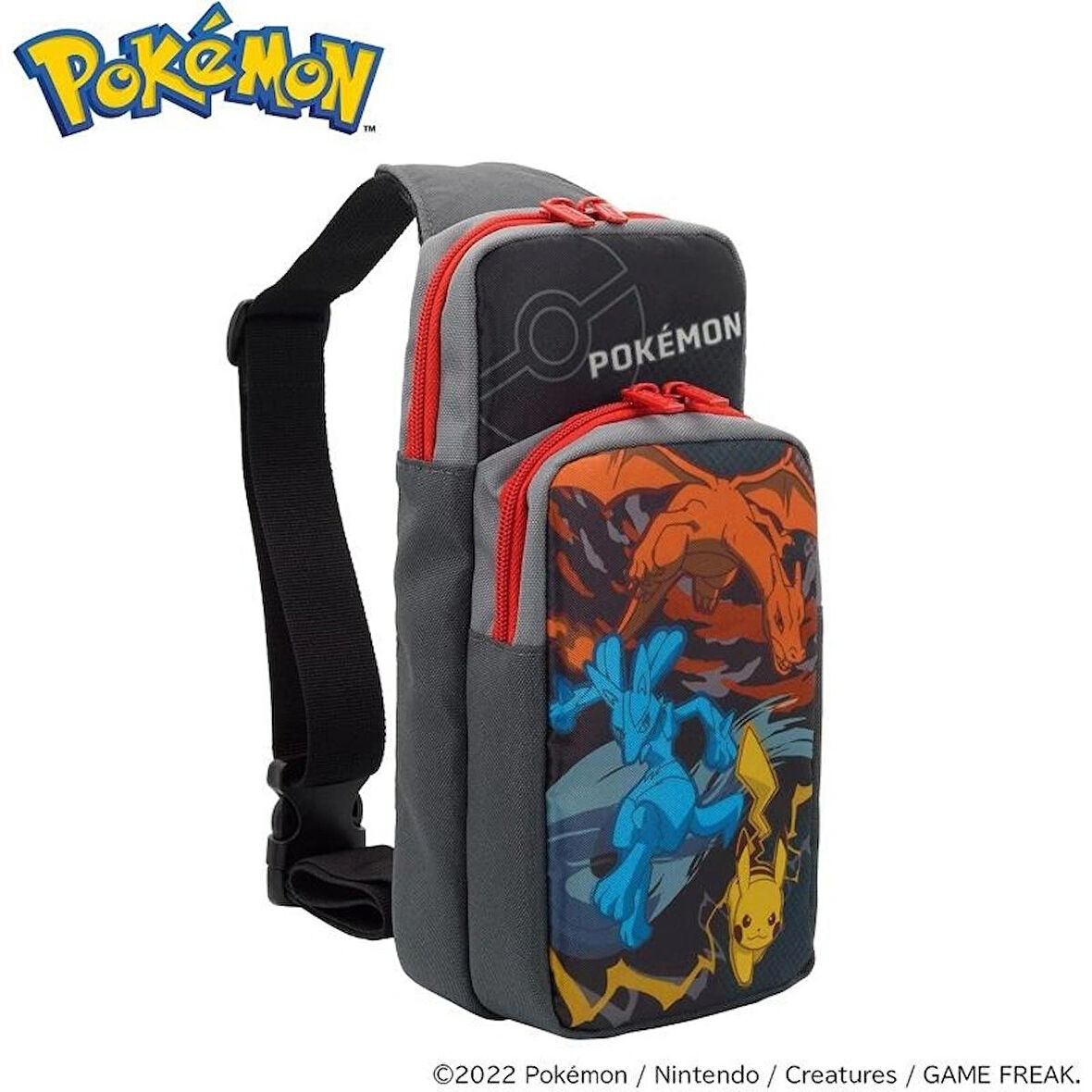 Nintendo Switch 2 Adventure Pack Pikachu, Charizard, Lucario Edition Taşıma Çantası Lisanslı