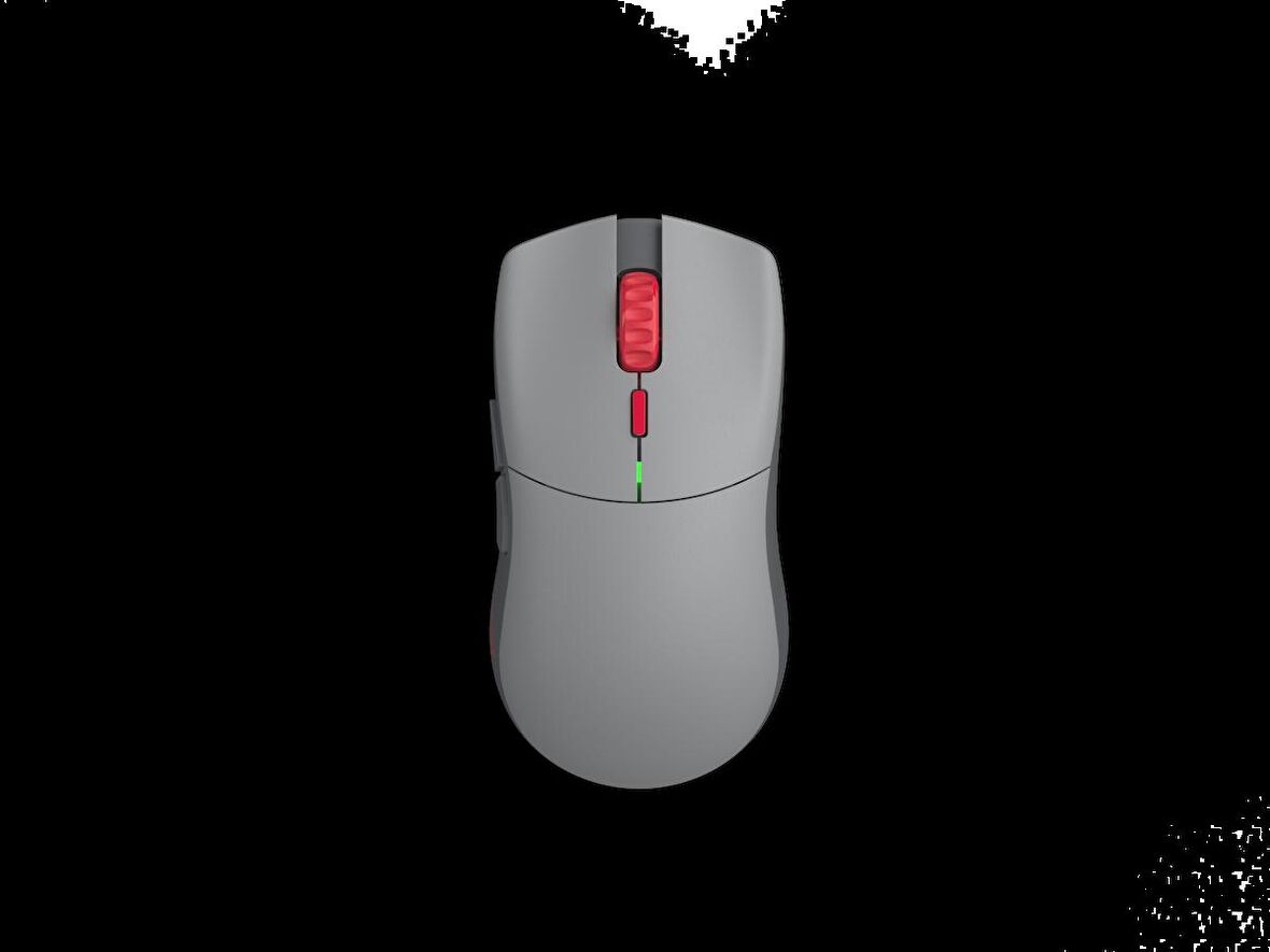Glorious Forge Series ONE PRO Kablosuz Mouse Gri/Kırmızı