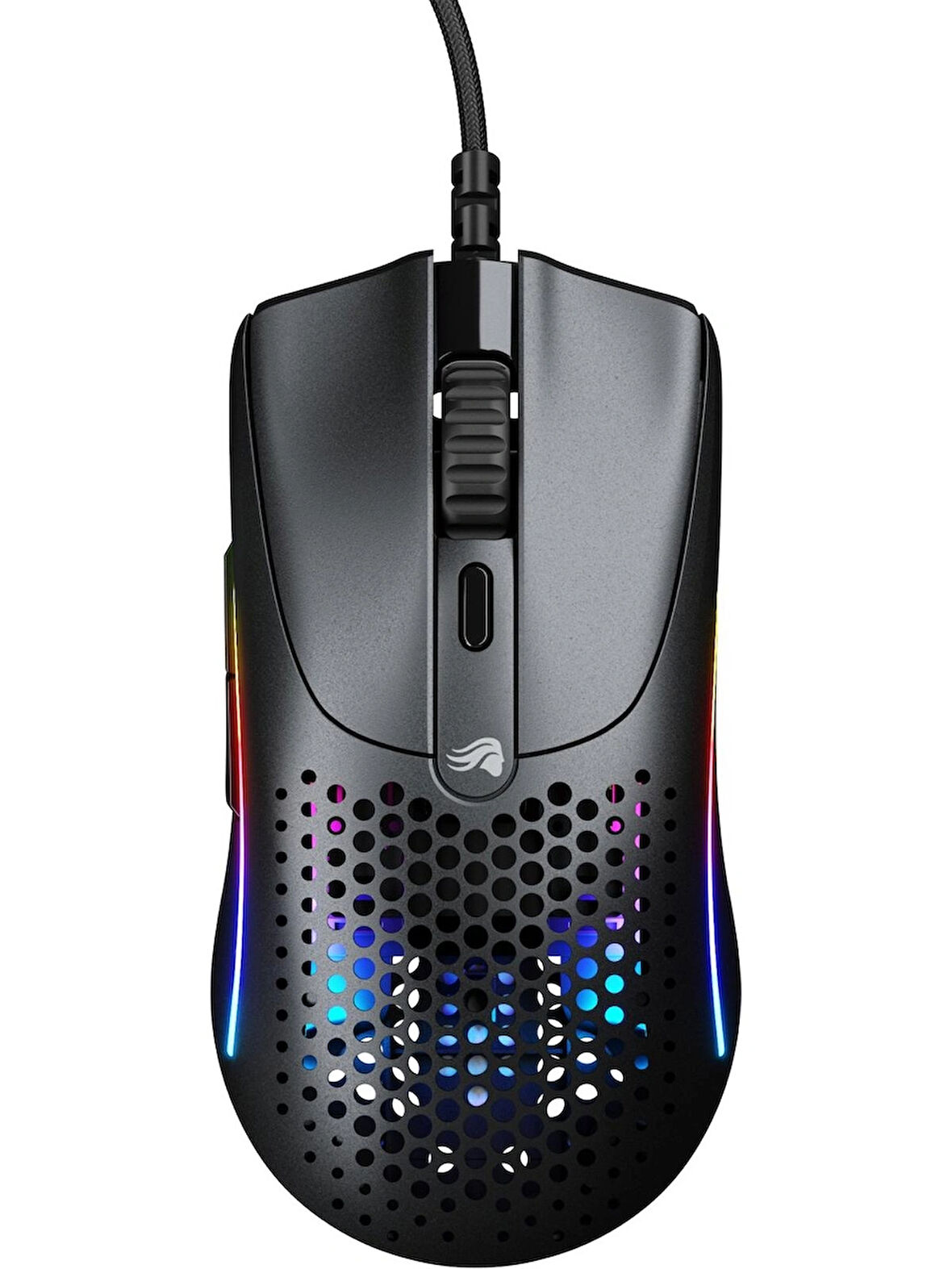 Glorious Model O 2 Mini  Kablolu RGB UltraLight Gaming Mouse 26K DPI 59g – Mat Siyah 