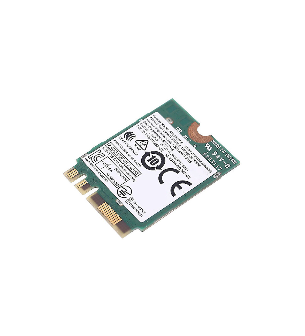 Realtek RTL8821CE 802.11ac/abgn PCIE WLAN With Bluetooth 5.0 Notebook WiFi Card