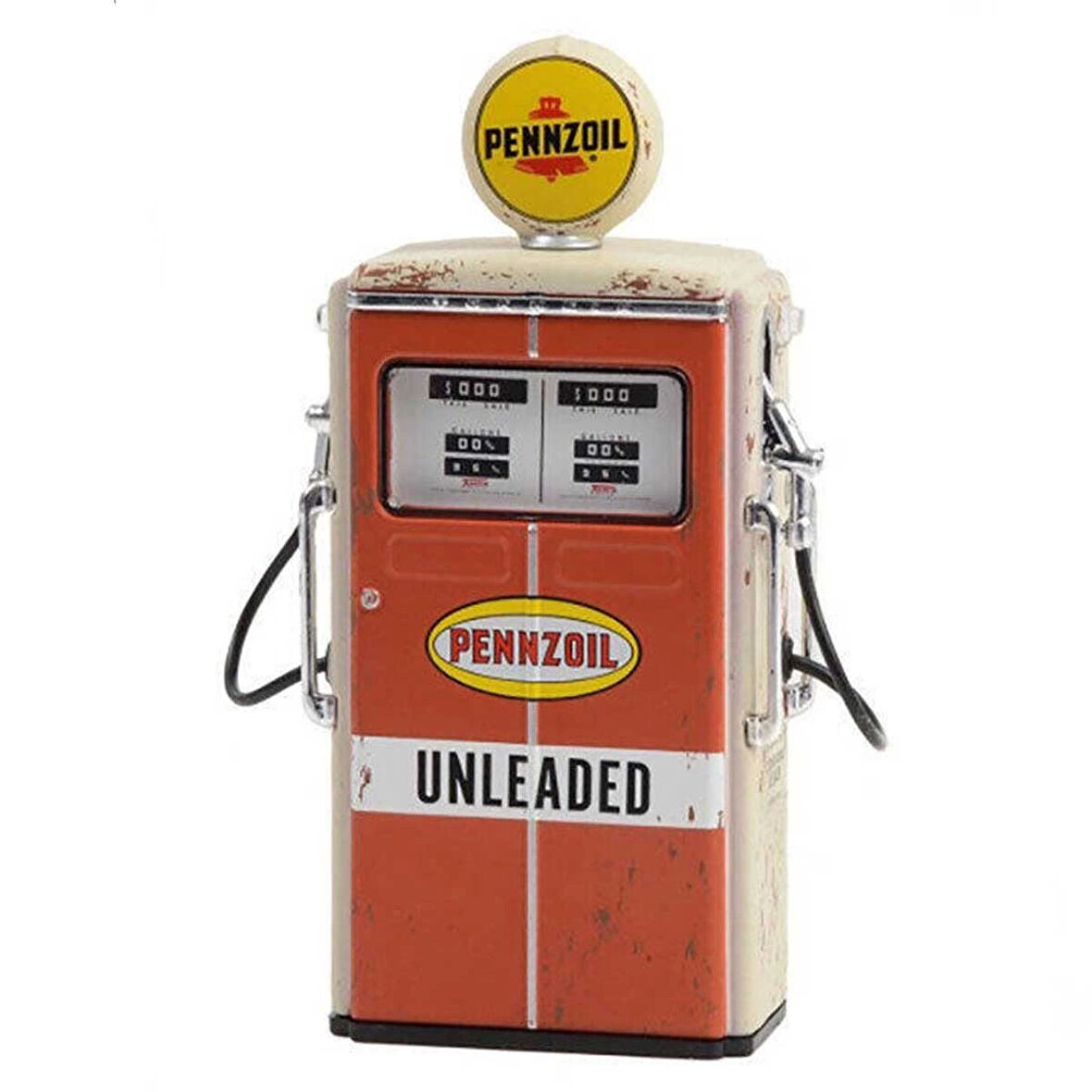Greenlight 1/18 Vintage Gas Pumps Pennzoil Series 14