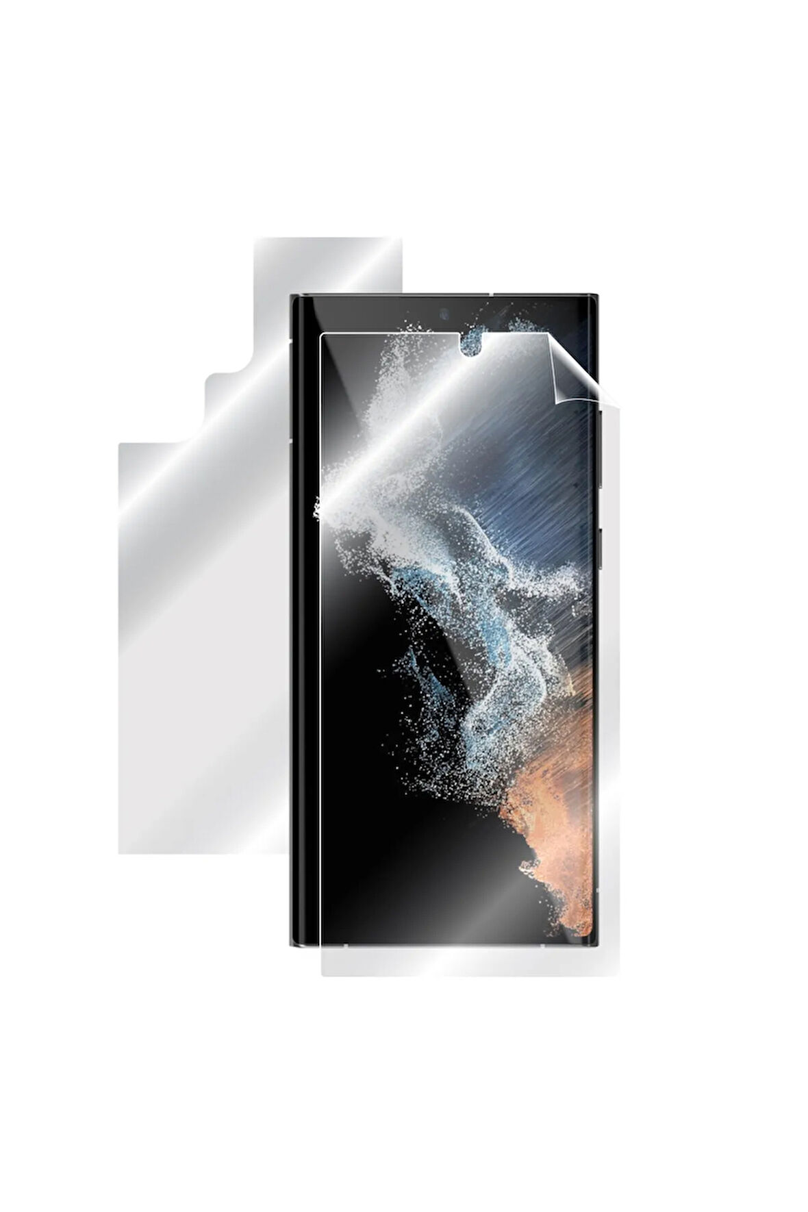 Samsung Galaxy S22 Ultra Uyumlu Hydrogel Tam Kaplama (EKRAN VE ARKA KORUMA)