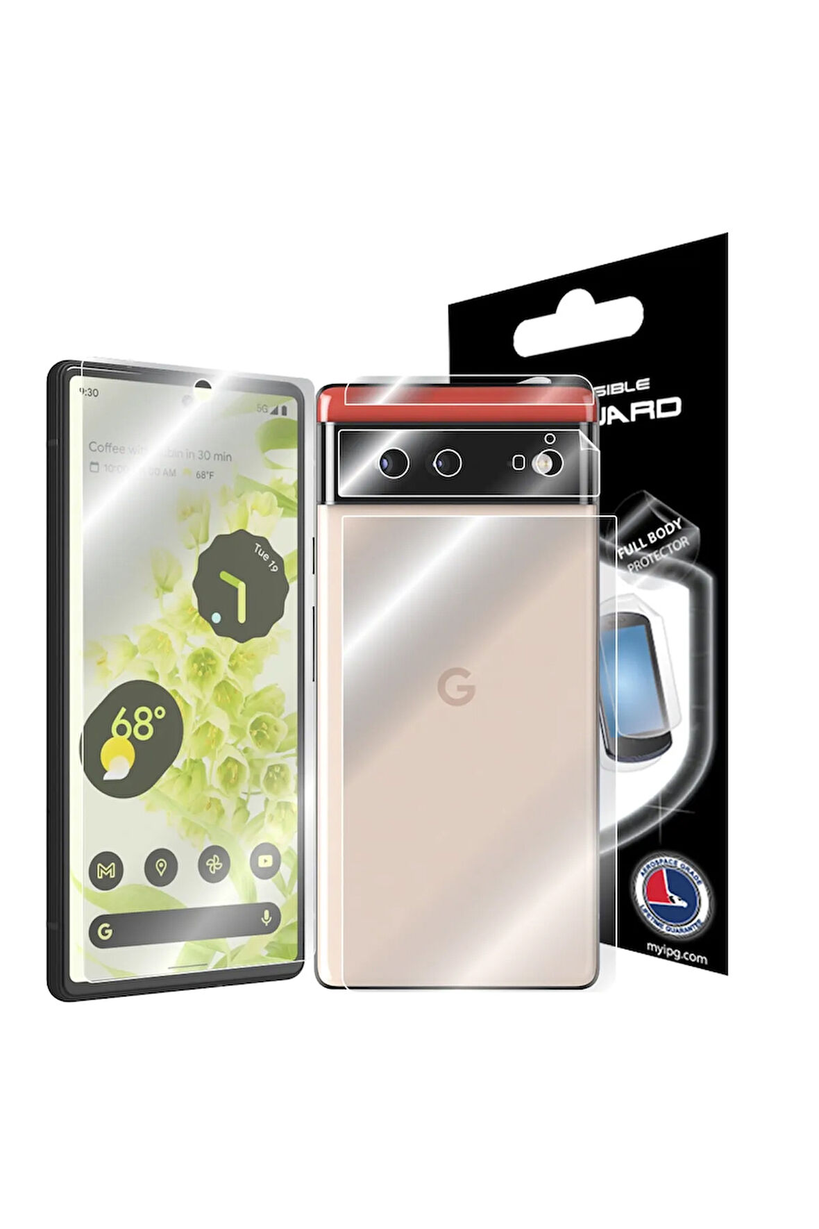 Google Pixel 6 Görünmez Hydrogel Tam Kaplama