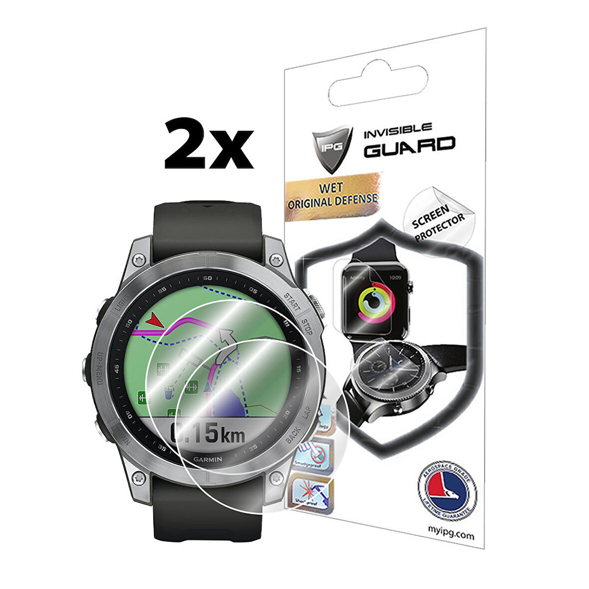 IPG Garmin TACTIX 7 - TACTIX 7 PRO Ekran Koruyucu (2 Adet)