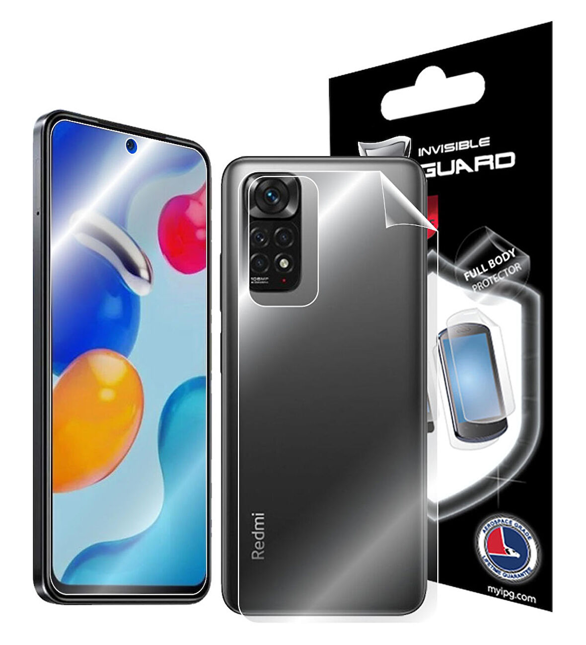 IPG Xiaomi Redmi Note 11 Tam Kaplama (Ekran ve Arka Koruma)