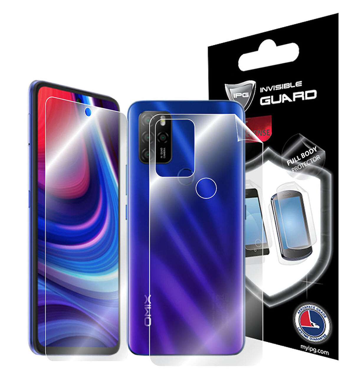 IPG Omix X300 Tam Kaplama (Ekran ve Arka Koruma)