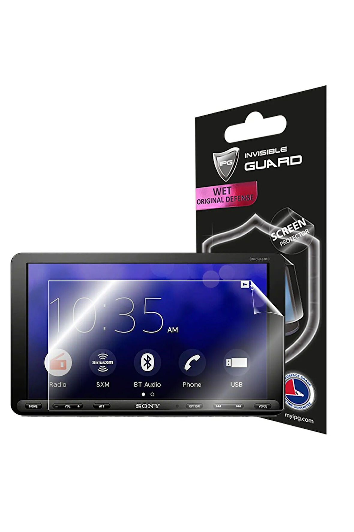 Sony Xav-ax 8000-8100 uyumlu Car Auto Medıa Receıver 8.95" Görünmez Ekran Koruyucu