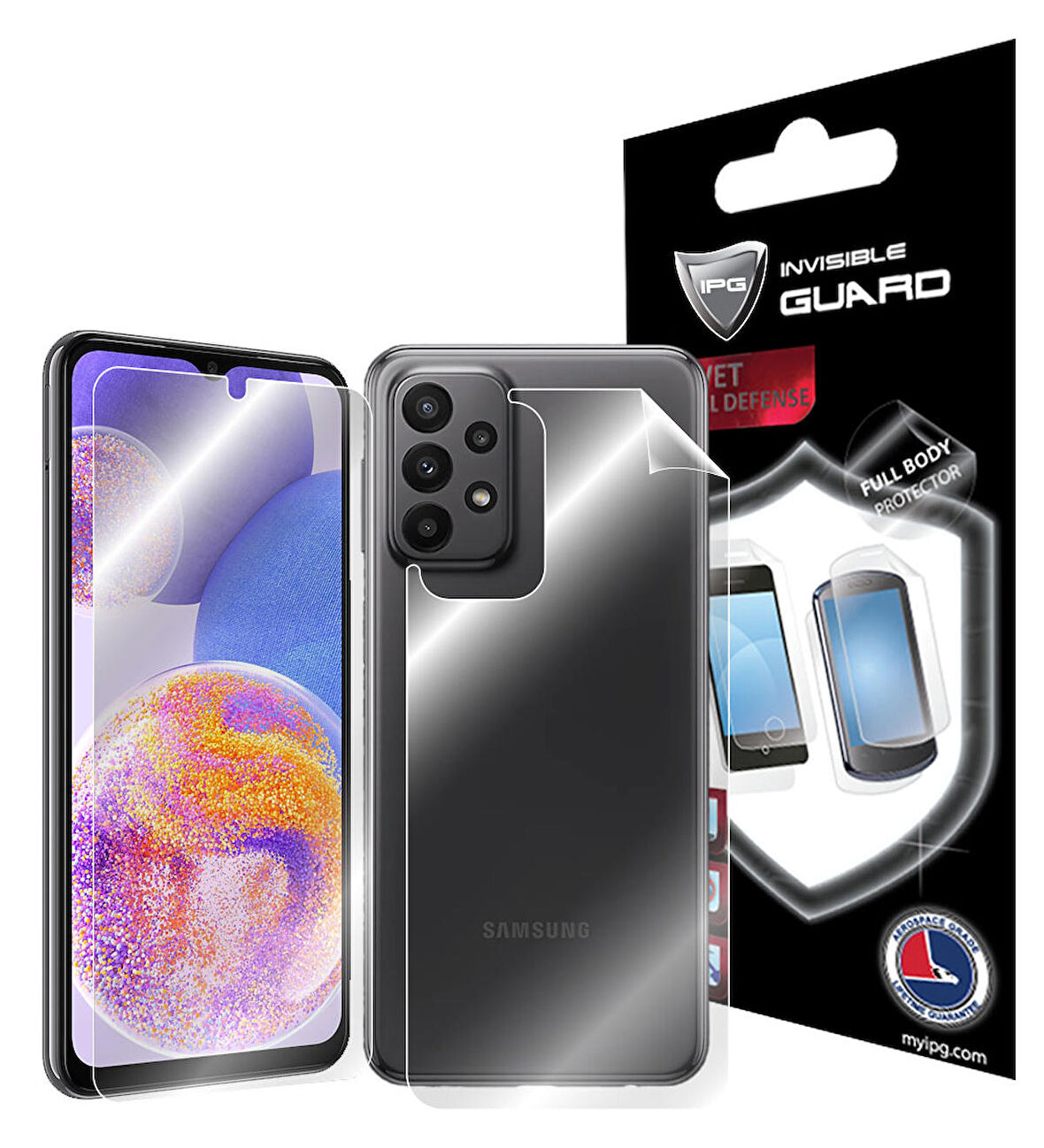 IPG SAMSUNG GALAXY A23 Tam Kaplama (Ekran ve Arka Koruma)