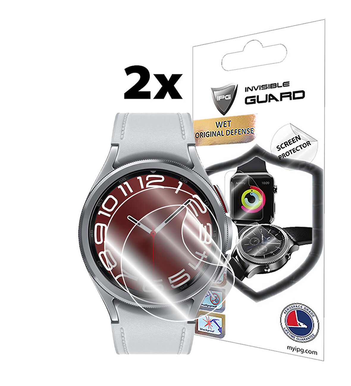 IPG SAMSUNG Galaxy Watch 6 Classic (43mm) için Hydrogel Ekran Koruyucu (2 Adet)