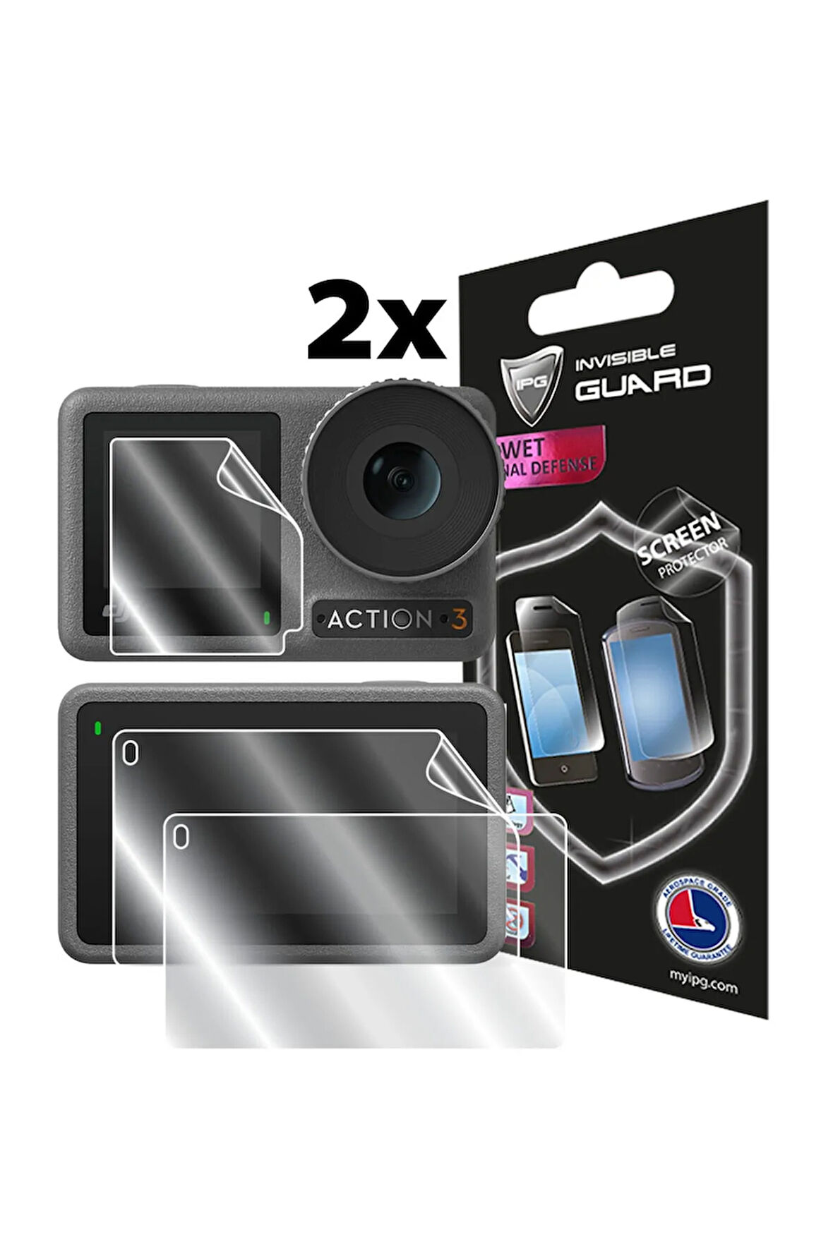 Djı Osmo Action 3 Ile Uyumlu Hydrogel Ekran Koruyucu (2 ADET)