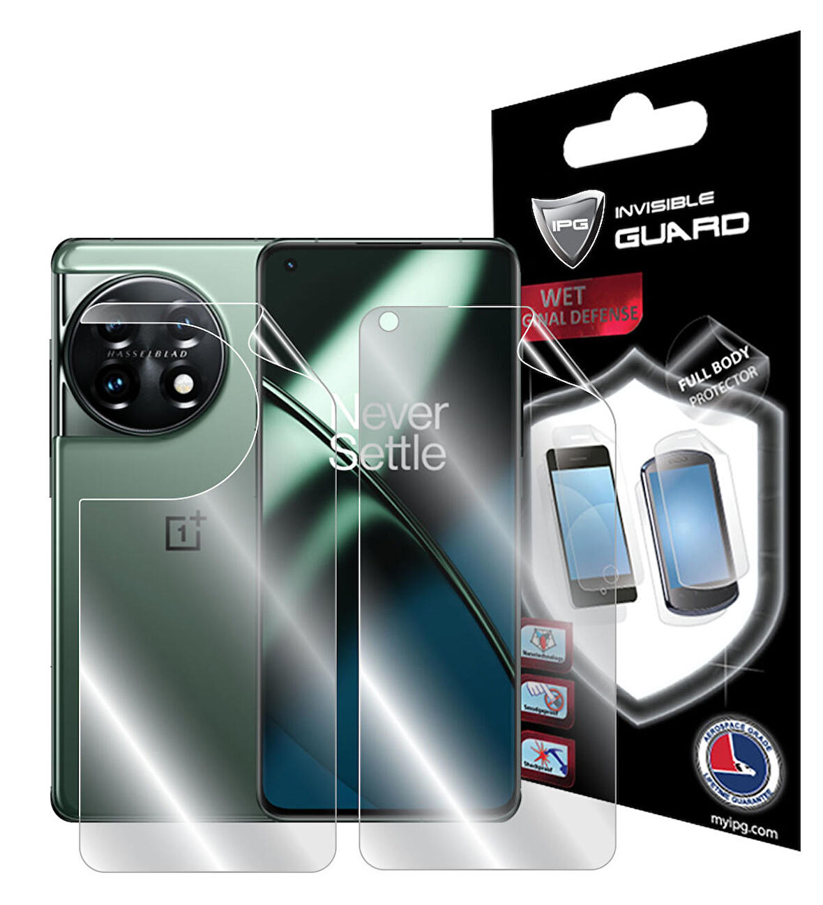 IPG OnePlus 11 Tam Kaplama (Ekran ve Arka Koruma)
