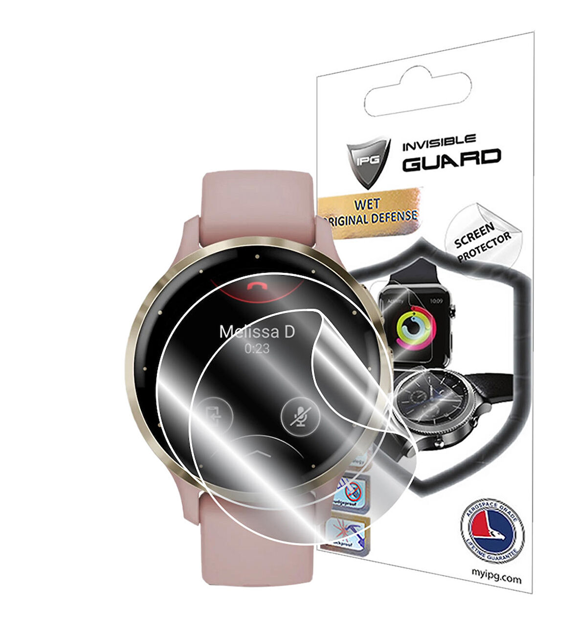 Garmin Venu 3s ile uyumlu IPG Hydrogel Ekran Koruyucu (2 Adet)