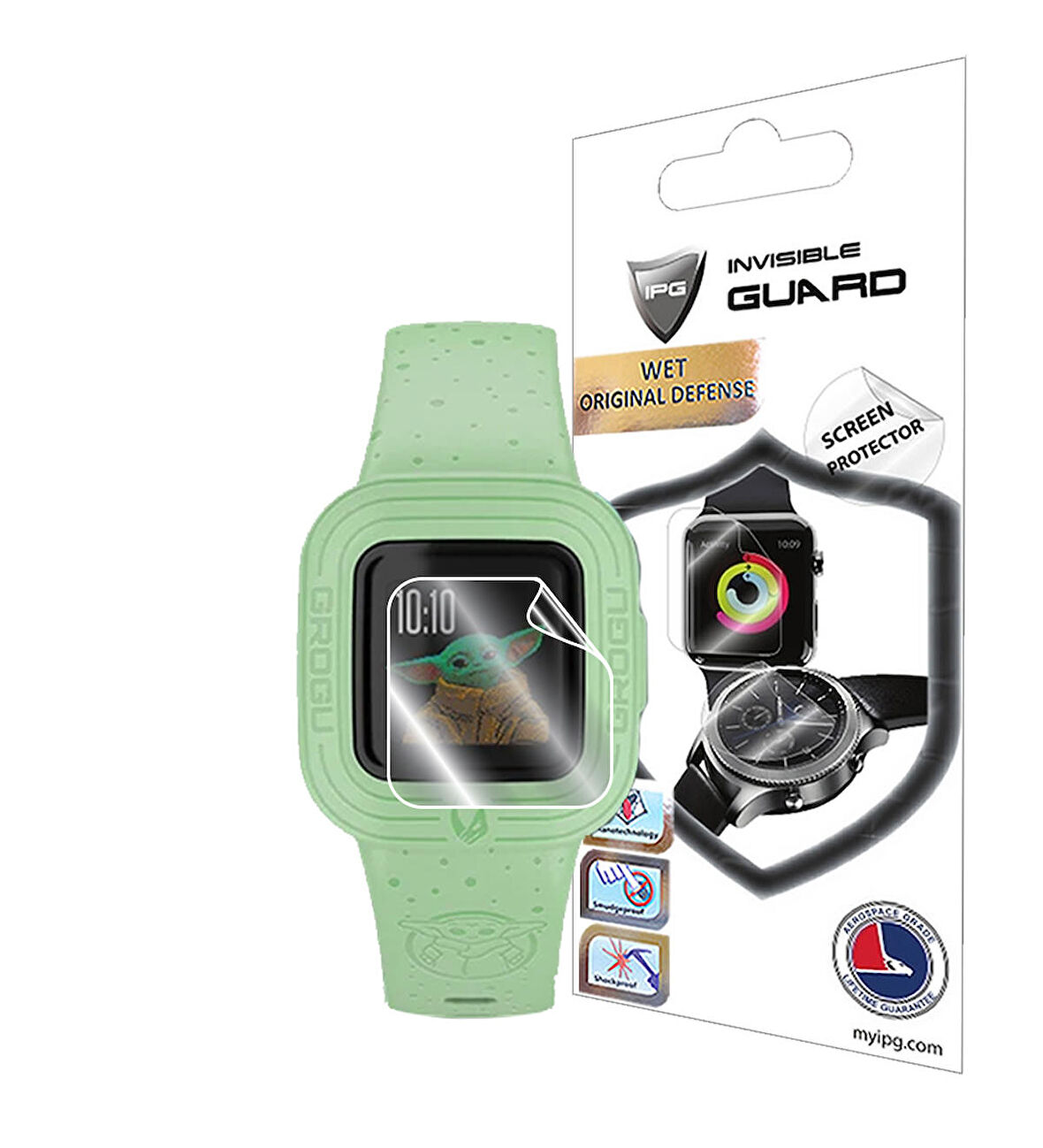 Garmin Vivofit jr 3 Akıllı Çocuk Bilekliği ile uyumlu IPG Hydrogel Ekran Koruyucu (4 Adet)