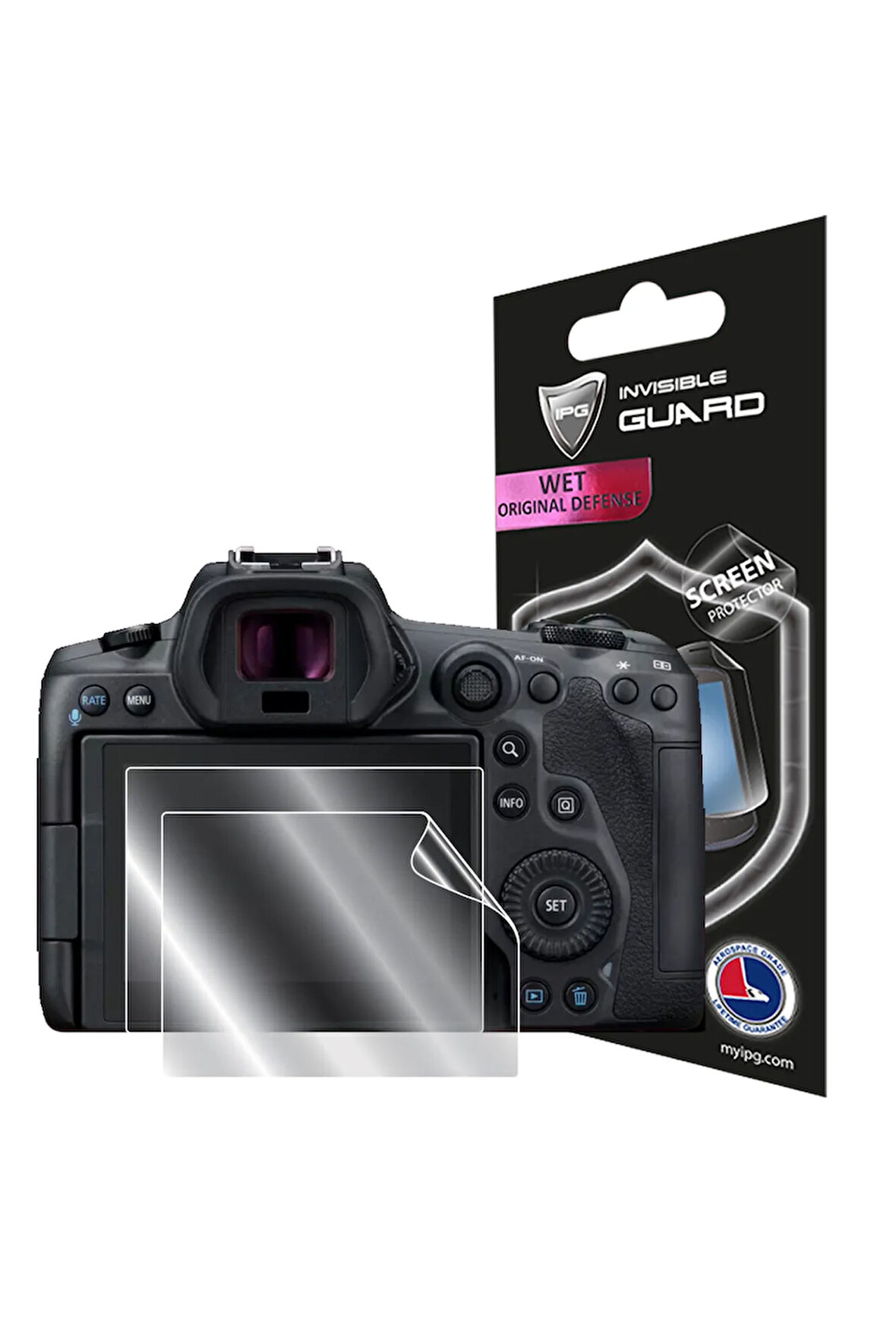 Canon EOS R5 Kamera ile uyumlu IPG Hydrogel Ekran Koruyucu (2 Adet)