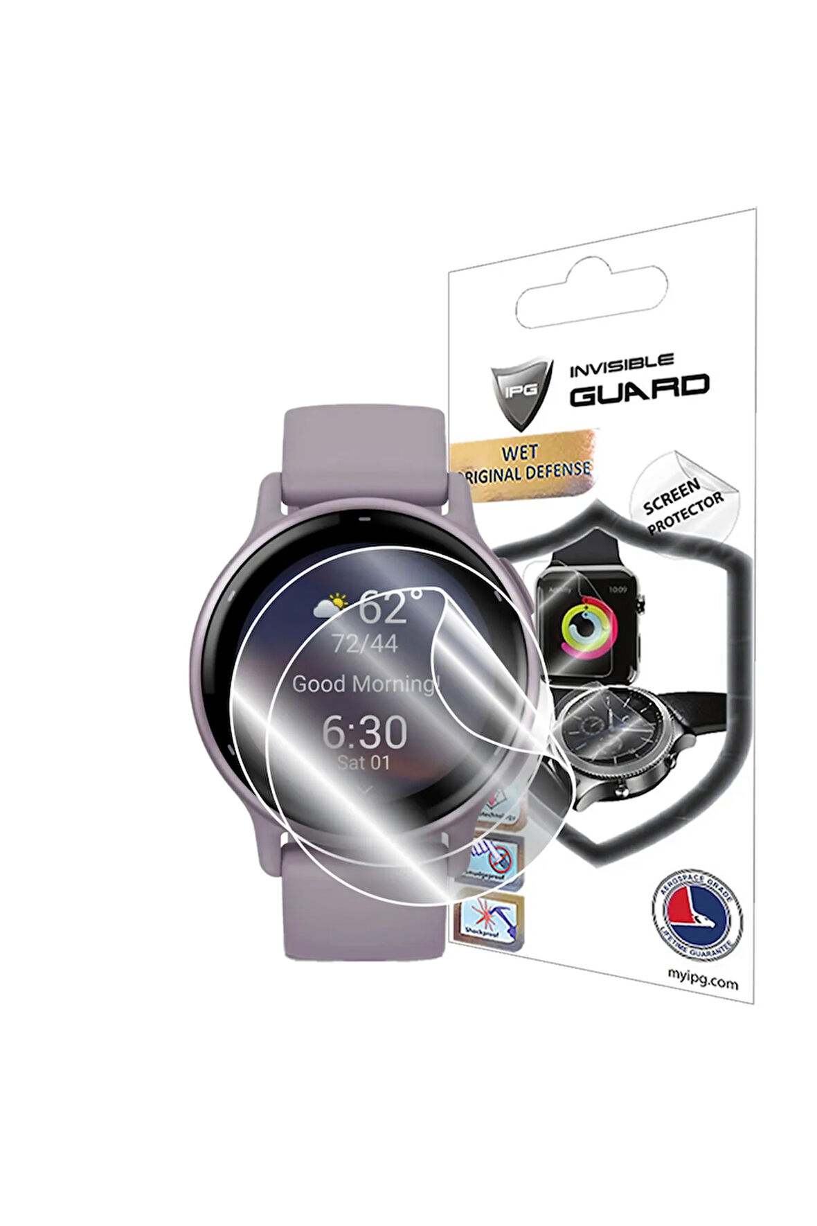 Garmin Vivoactive 5 Uyumlu Ipg Hydrogel Ekran Koruyucu (2 Adet)
