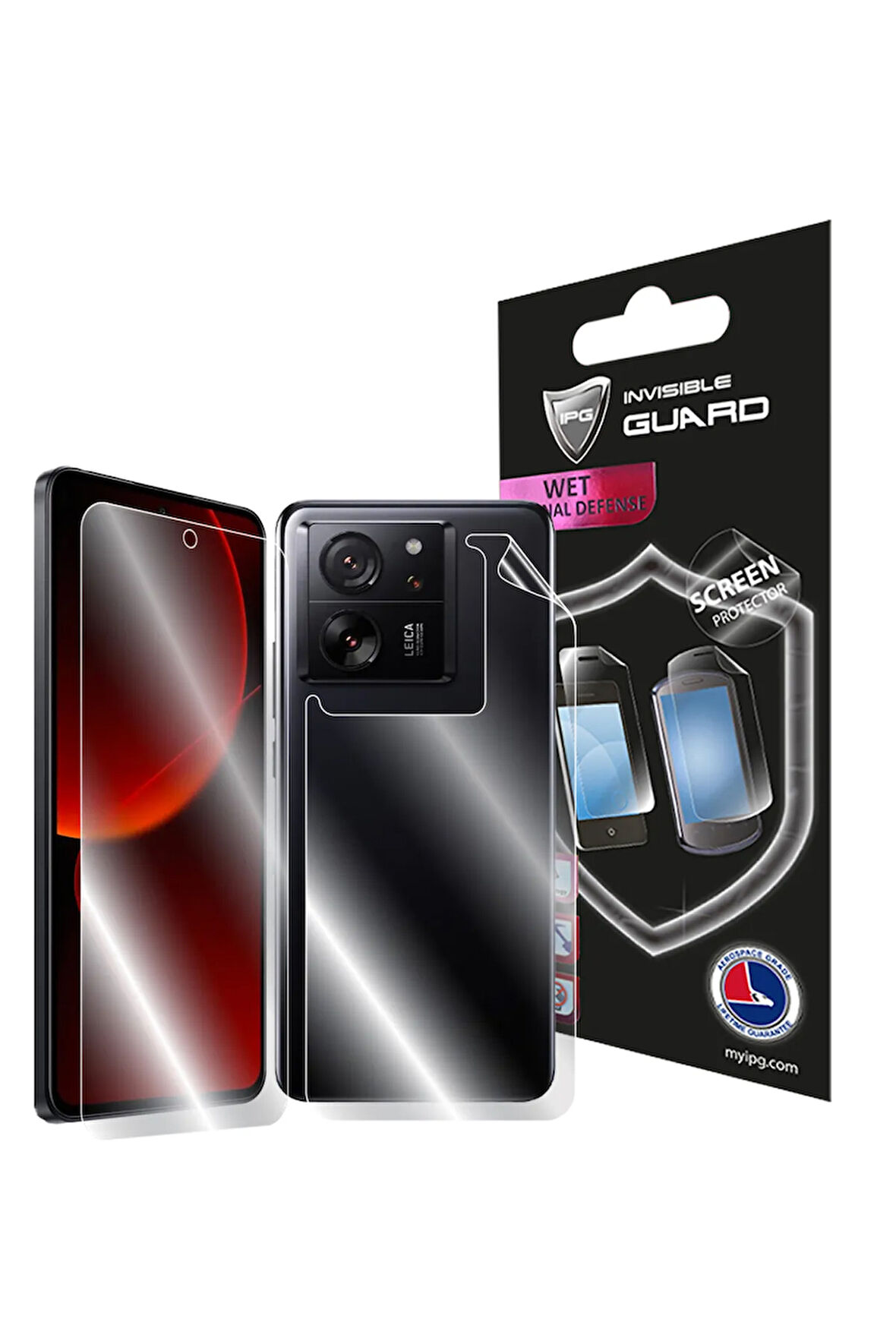 Xiaomi 13T - 13T Pro için IPG Hydrogel Tam Kaplama (Ekran ve Arka Koruma)