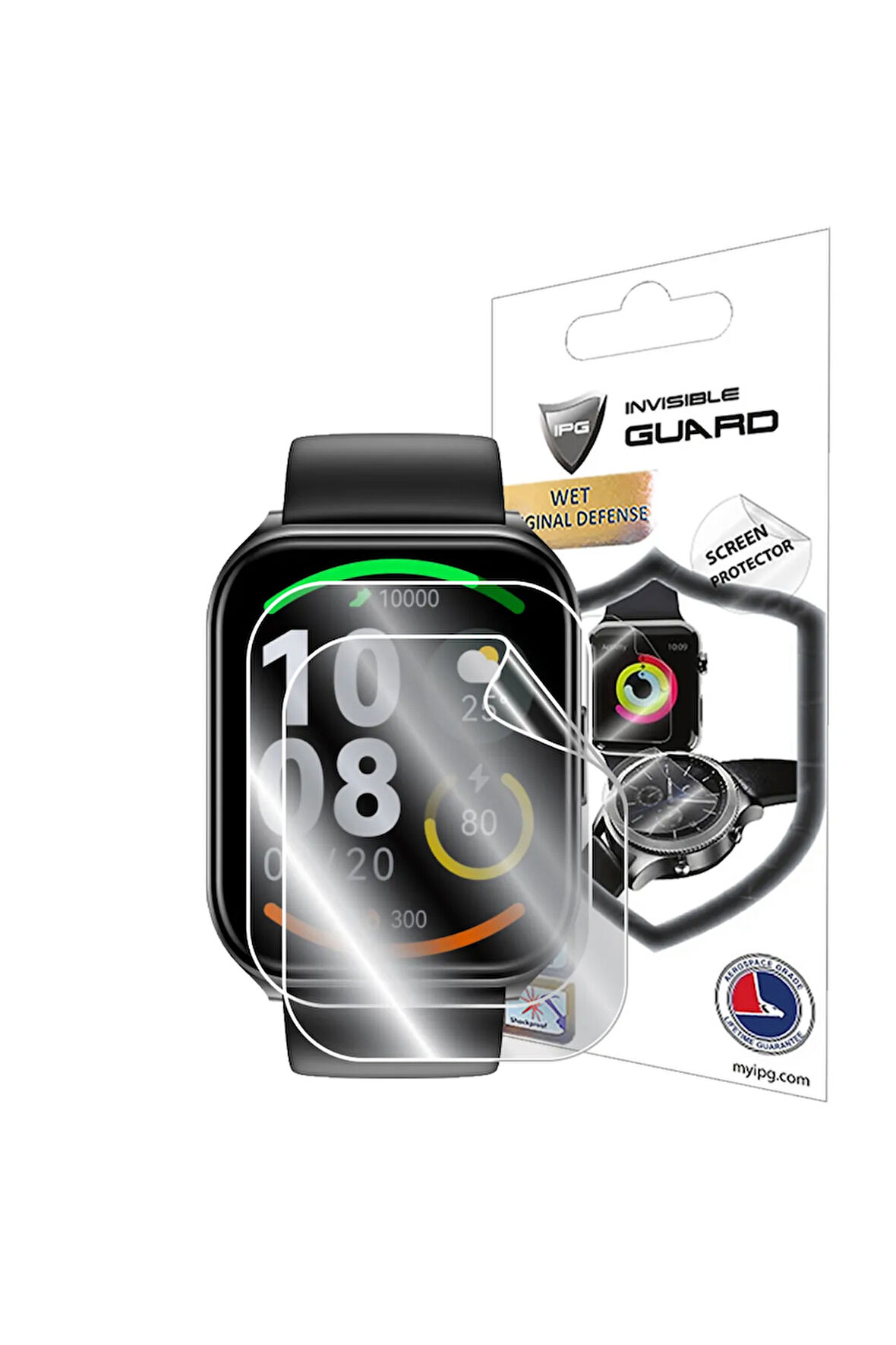Haylou Watch 2 Pro ile uyumlu IPG HydroGel Ekran Koruyucu (2 Adet)