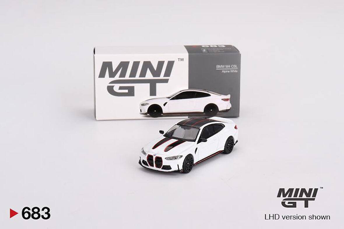 Mini GT BMW M4 CSL Alpine White 683