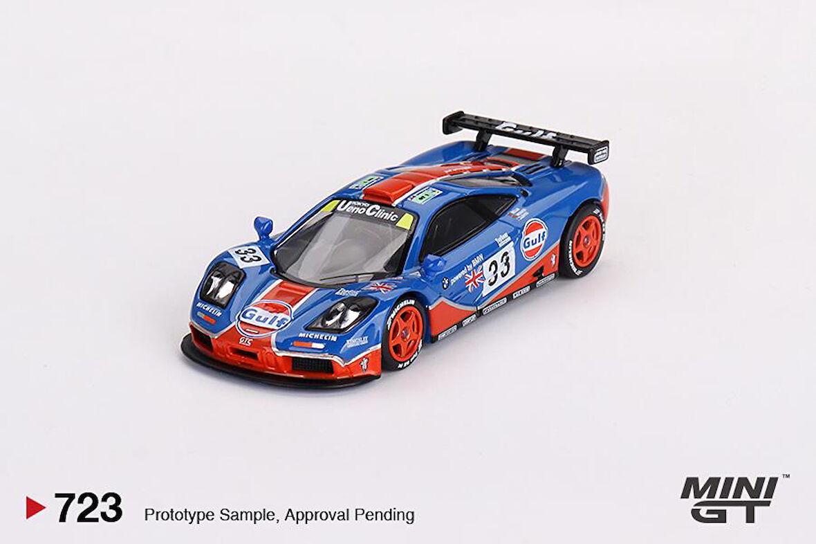 Mini Gt McLaren F1 GTR #33 1996 Le Mans 24Hr 723