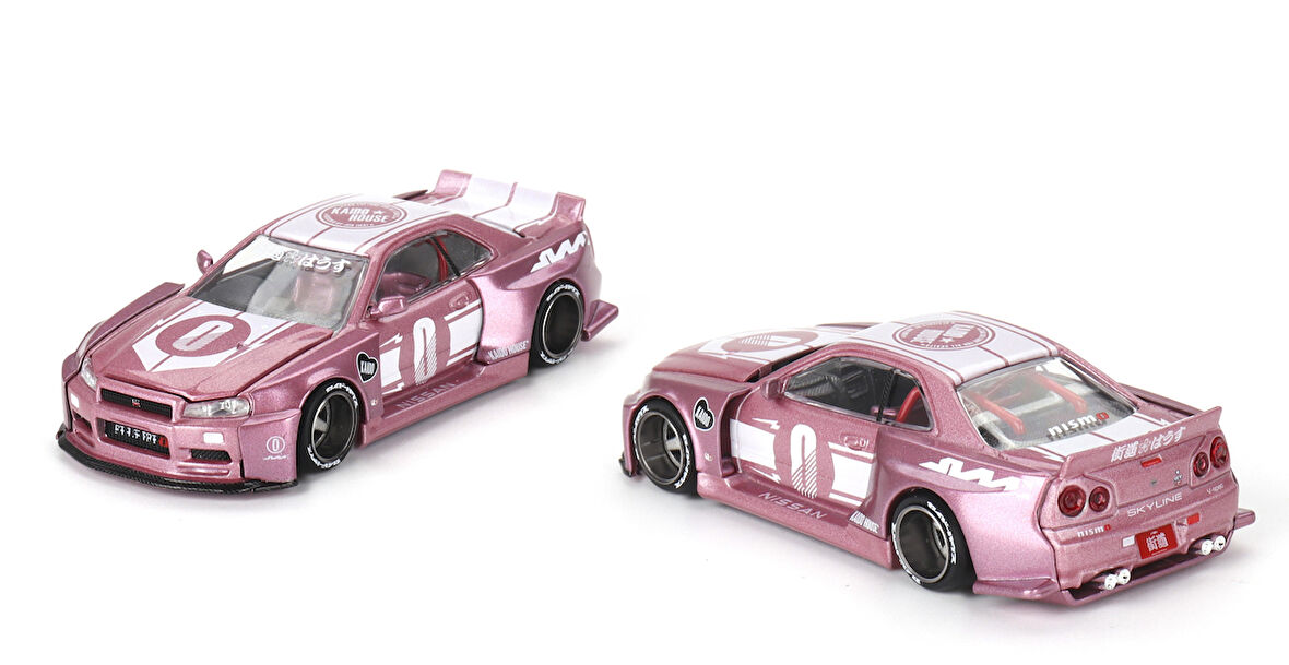 Mini GT Kaido House Nissan Skyline GT-R (R34) KAIDO RACING FACTORY V1 128