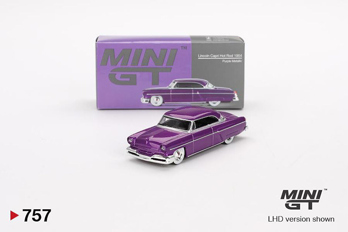 Mini GT Lincoln Capri Hot Rod 1954 Purple Metallic 757