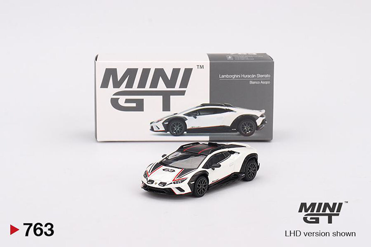 Mini Gt Lamborghini Huracán Sterrato Bianco Asopo 763