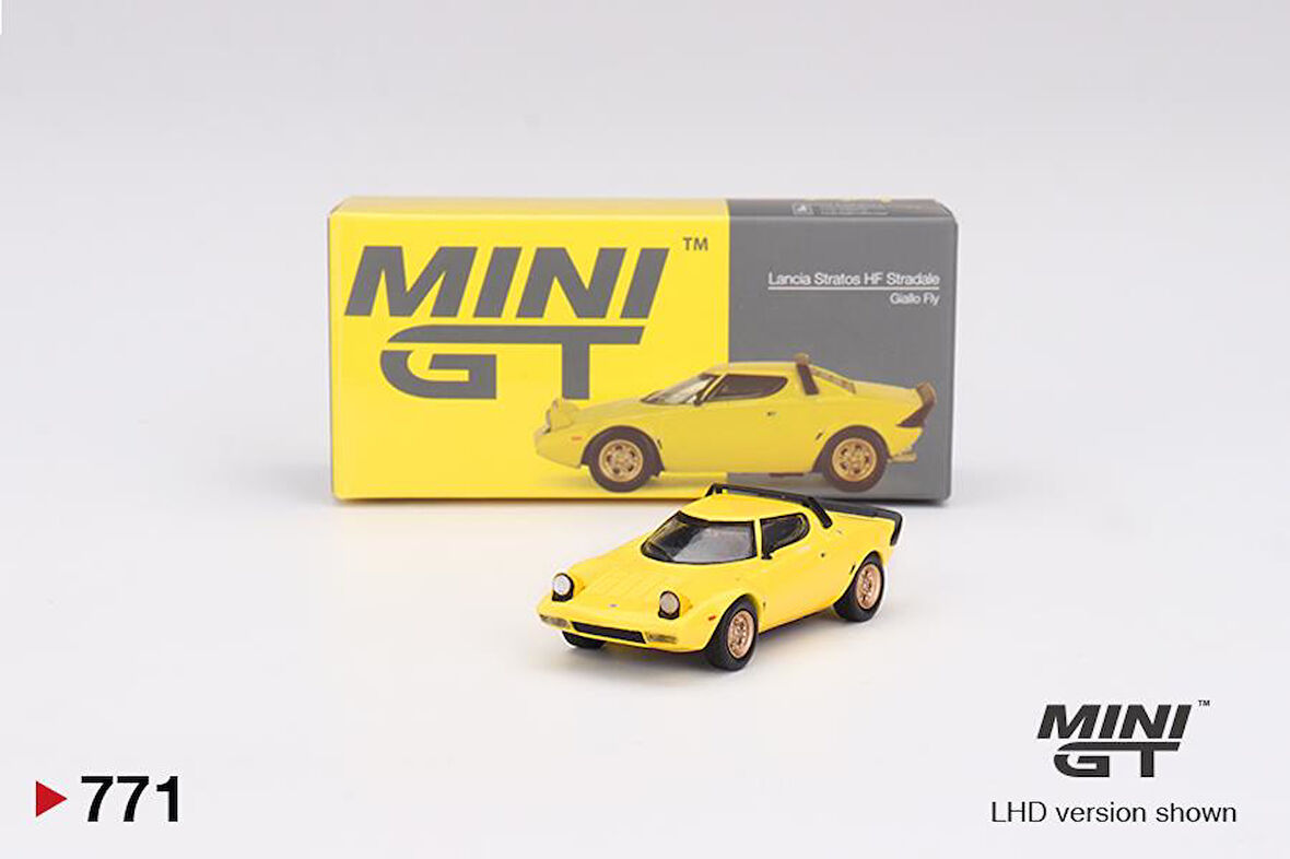 Mini GT Lancia Stratos HF Stradale Giallo Fly 771