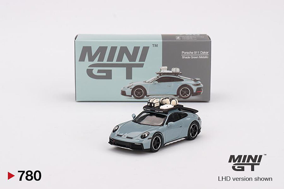 Mini GT Porsche 911 Dakar Shade Green Metallic 780