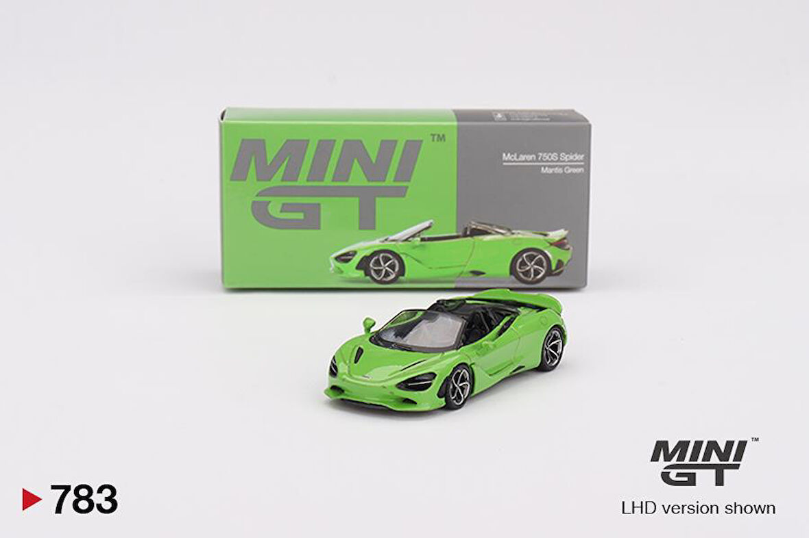 Mini GT McLaren 750S Spider Mantis Green 783