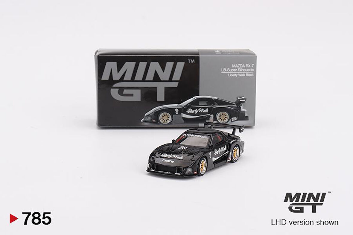 Mini GT MAZDA RX-7 LB-Super Silhouette Liberty Walk Black 785