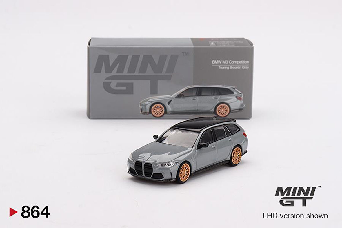 Mini GT BMW M3 Competition Touring Brooklyn Grey 864
